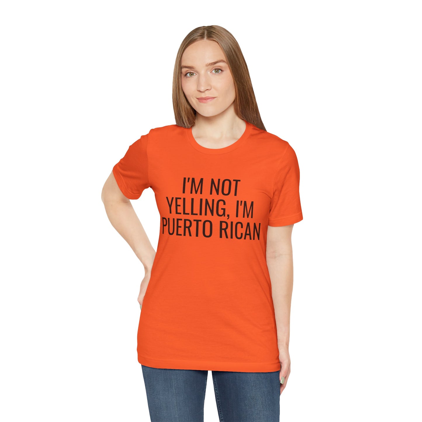 I’m Not Yelling I’m Puerto Rican Shirt | Funny Boricua Pride Graphic Tee