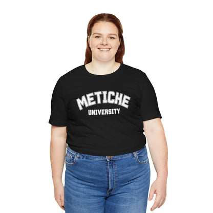 Metiche University Shirt | Funny Latina Graphic Tee