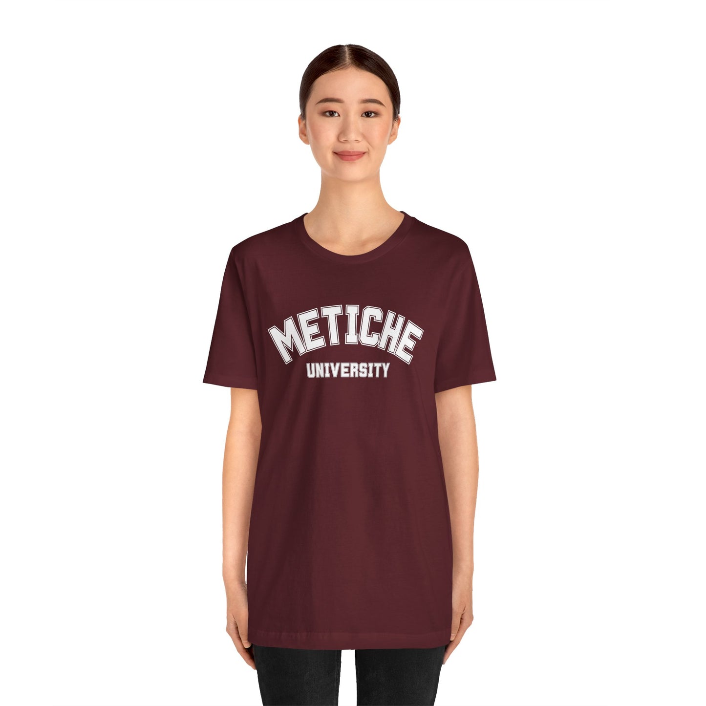 Metiche University Shirt | Funny Latina Graphic Tee