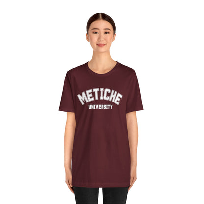 Metiche University Shirt | Funny Latina Graphic Tee