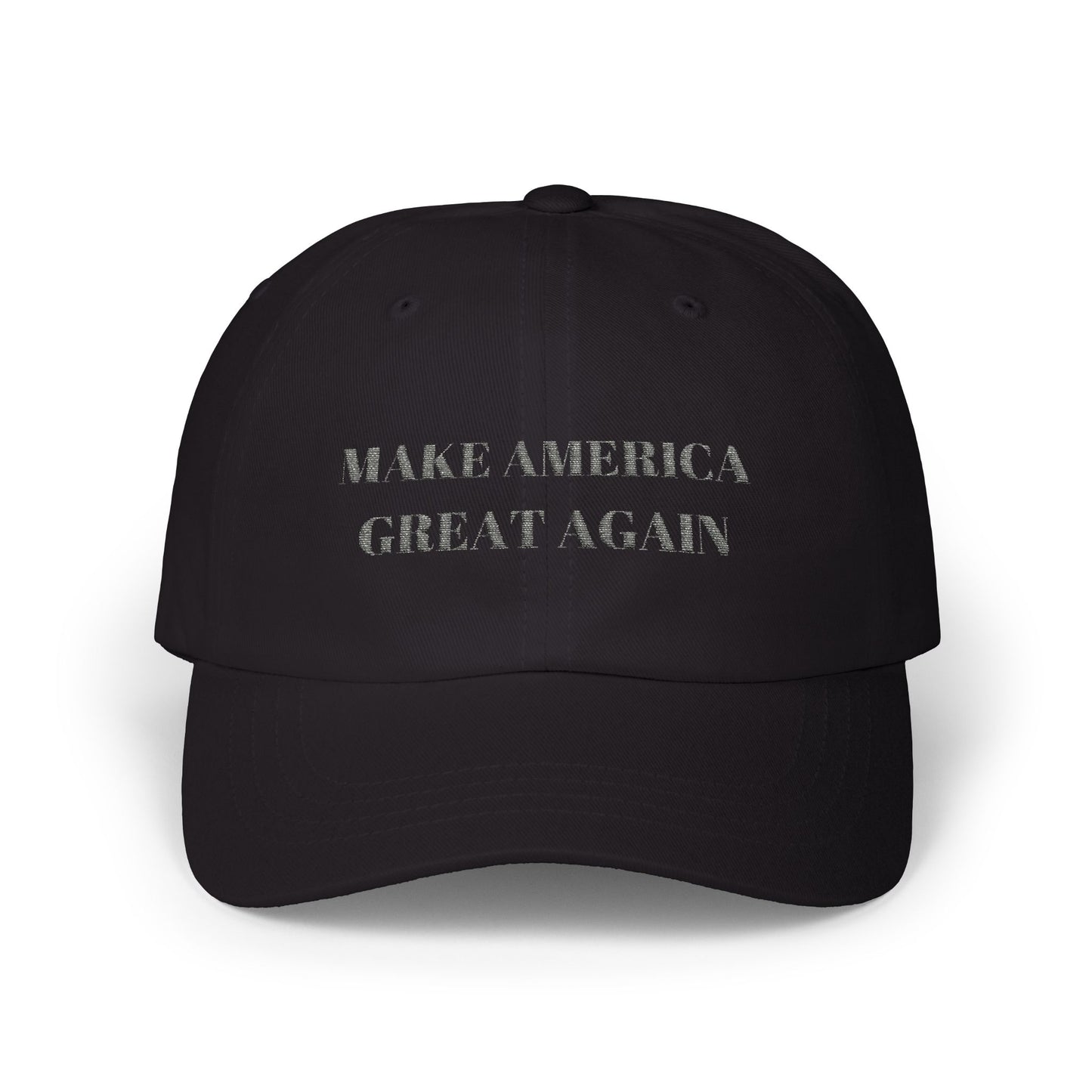 Embroidered Dark MAGA Hat