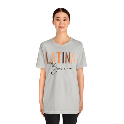Latina Boricua, Shirt with Black Font