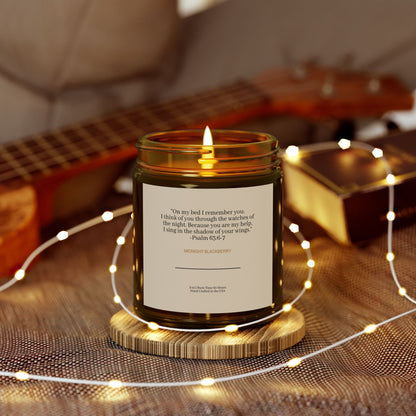 Psalm 63:6-7 Midnight Blackberry Candle