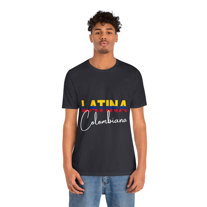 Latina Colombiana, Shirt - Colombian Latina Pride Graphic Tee for Women