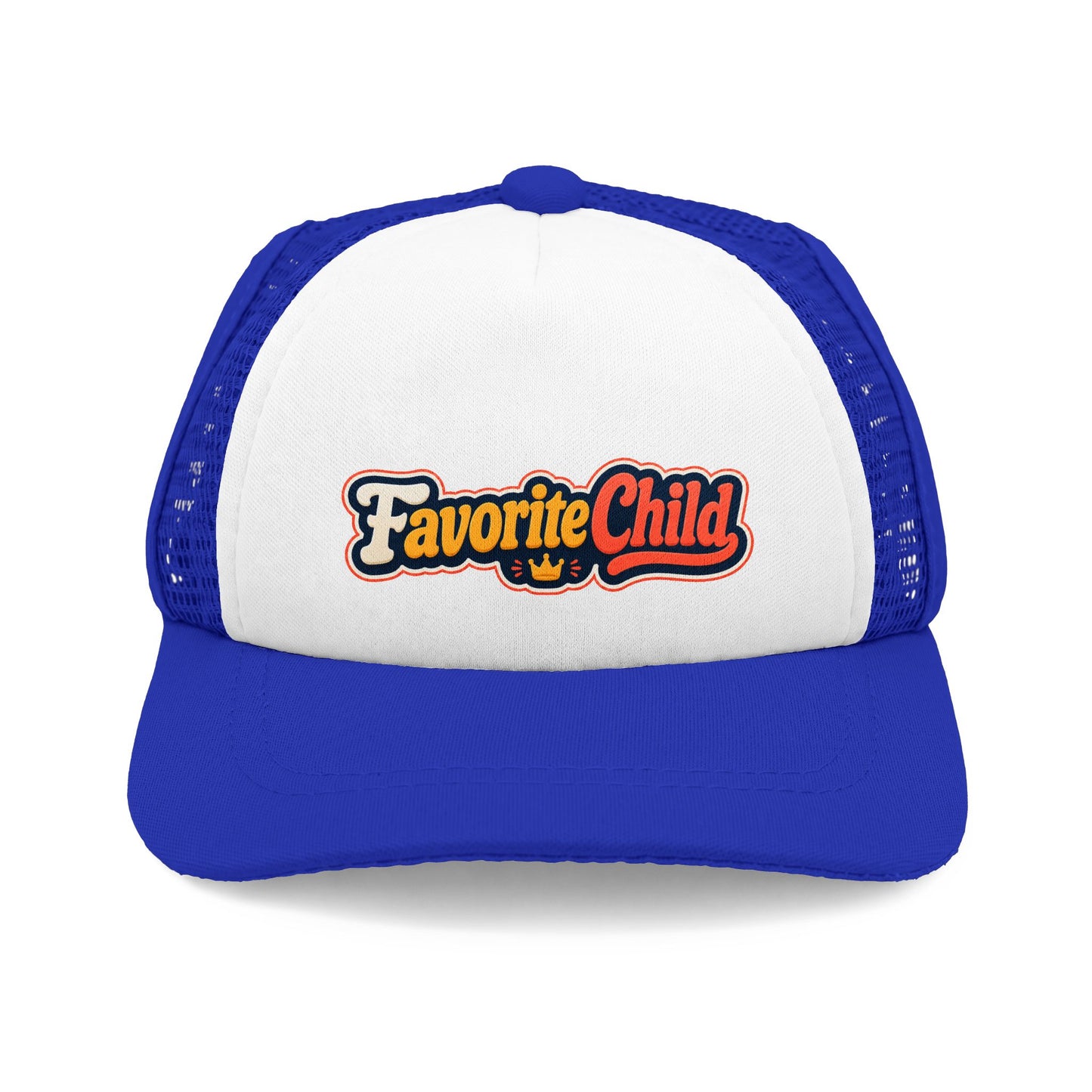 Favorite Child Trucker Hat — Retro Foam Mesh Dog Patch