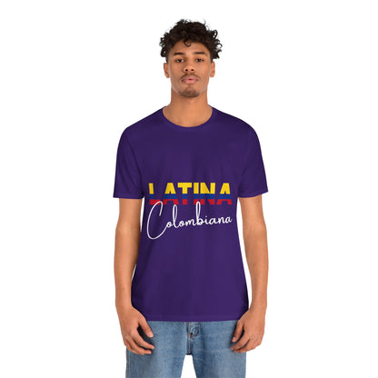 Latina Colombiana, Shirt - Colombian Latina Pride Graphic Tee for Women