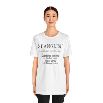 Spanglish Definition Shirt | Bilingual Pride Graphic Tee