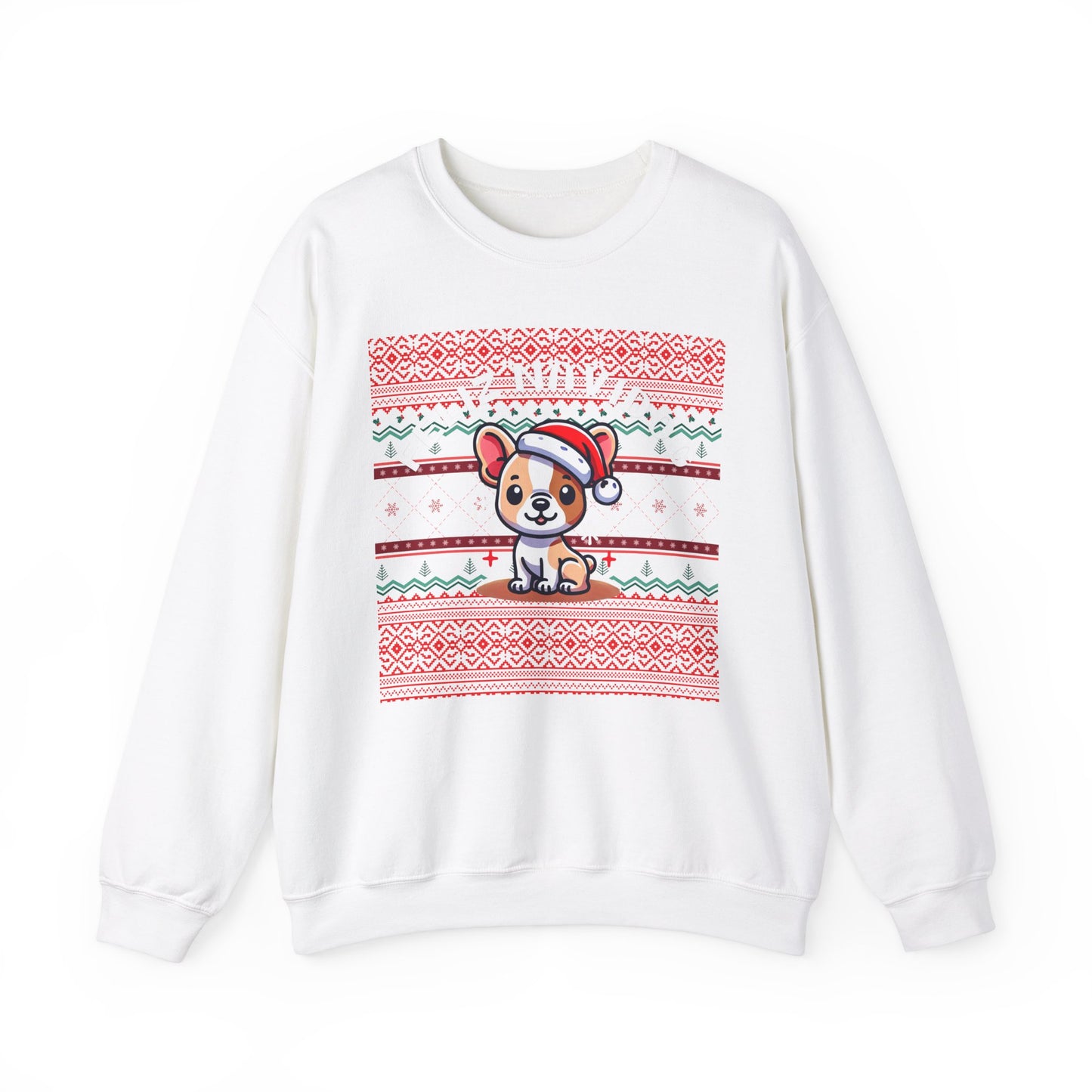 Feliz Navidog Ugly Christmas Sweater- French Bulldog