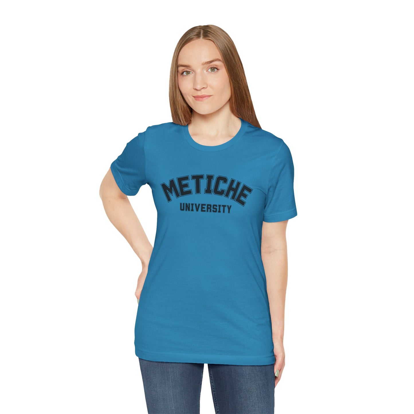Metiche University Shirt | Funny Latina Graphic Tee