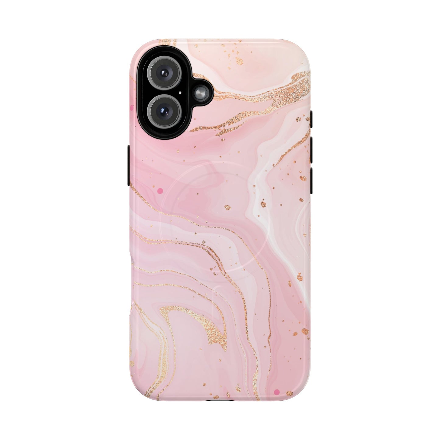 Rosé Luxe Marble MagSafe Phone Case