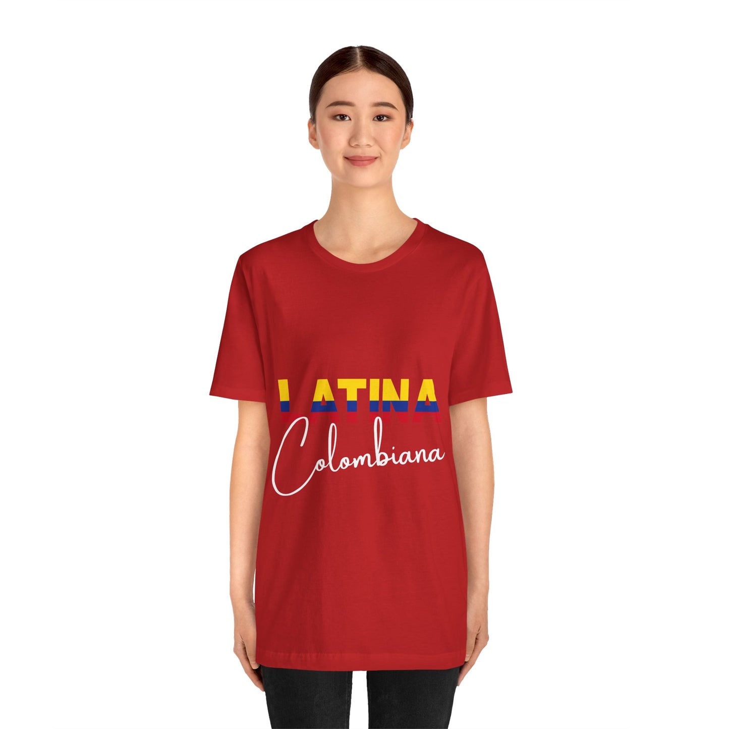 Latina Colombiana, Shirt - Colombian Latina Pride Graphic Tee for Women