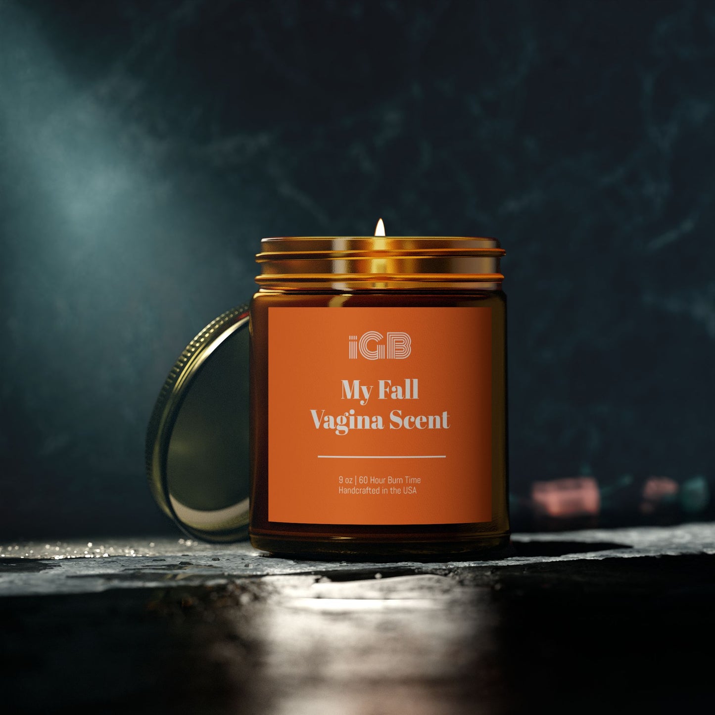 Fall Scented Candle - My Fall Vagina Scent, Cozy Home Decor, Gift for Her, Aromatherapy, Seasonal Candle
