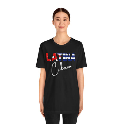 Latina Cubana Shirt | Cuba Latina Pride Graphic Tee for Women