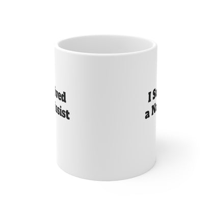 I Survived a Narcissist, Ceramic Mug 11oz