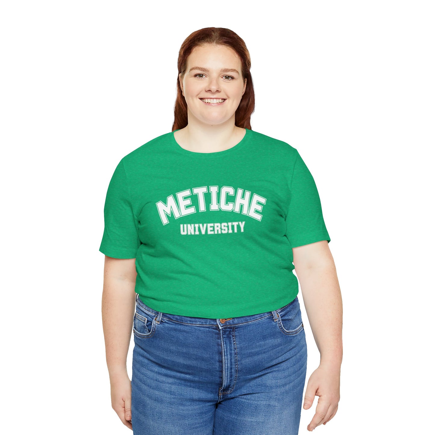Metiche University Shirt | Funny Latina Graphic Tee