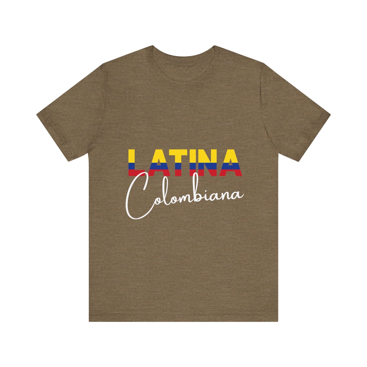 Latina Colombiana, Shirt - Colombian Latina Pride Graphic Tee for Women