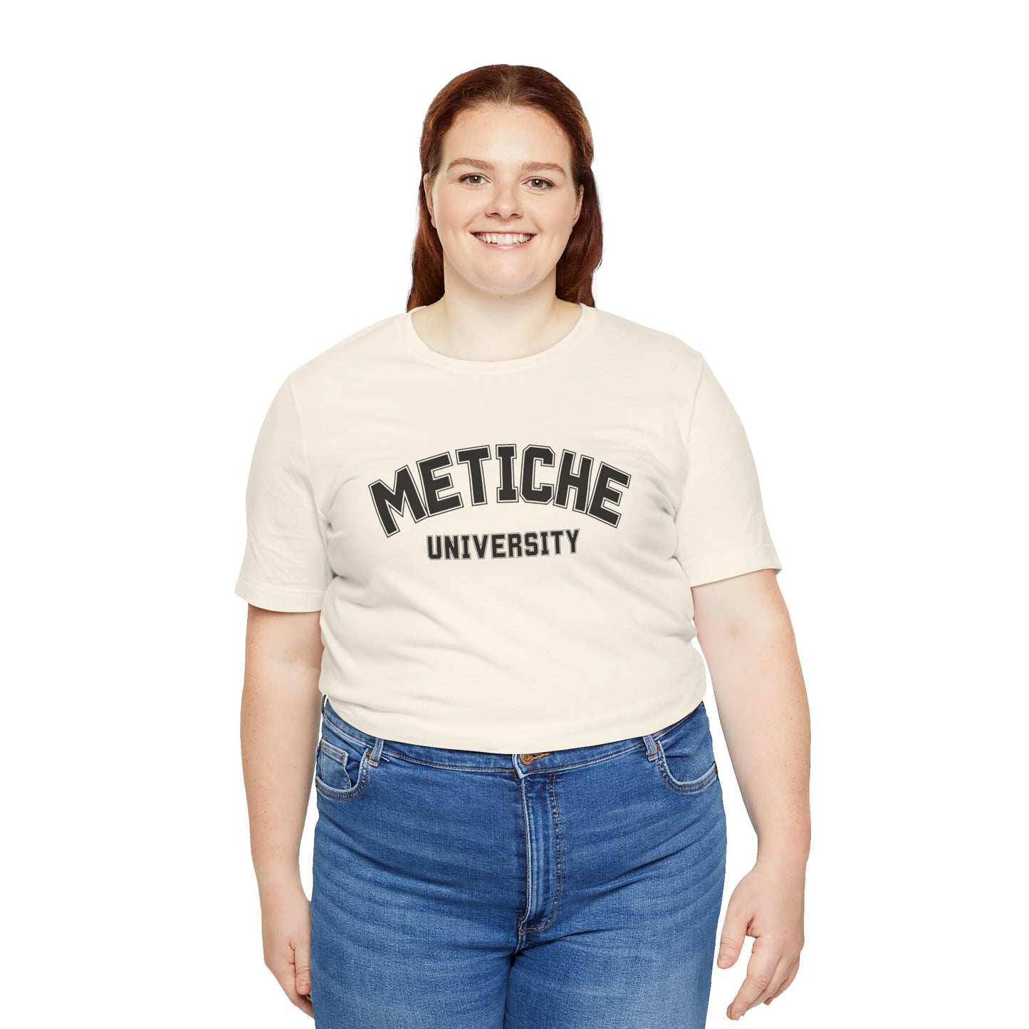 Metiche University Shirt | Funny Latina Graphic Tee