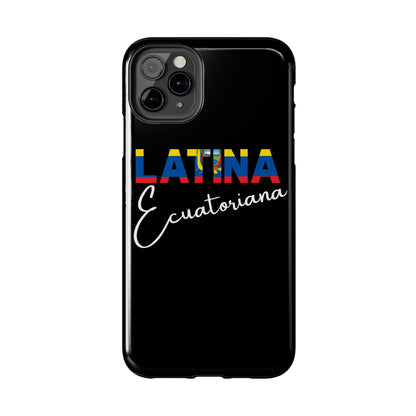 Latina Ecuatoriana Tough iPhone Case | Ecuador Latina Pride Protective Cover