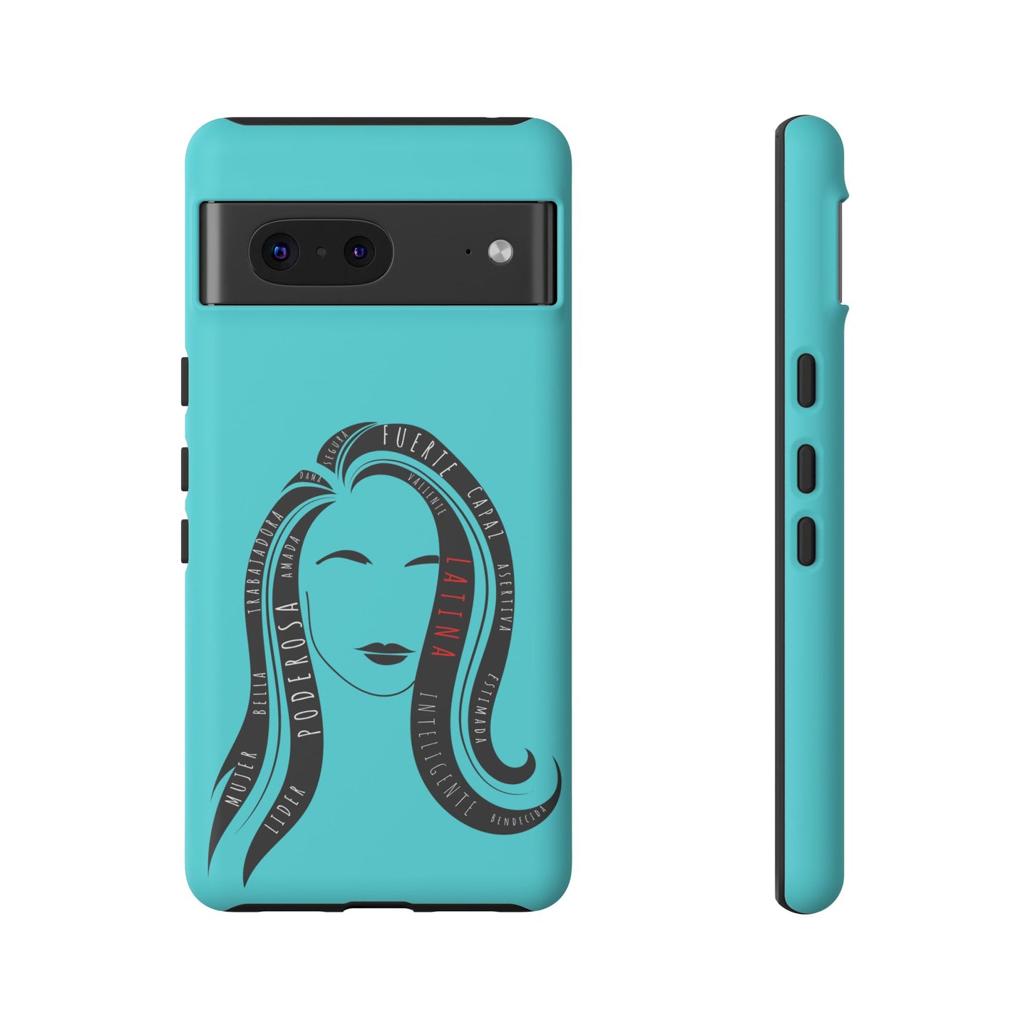 Blue Fuerza Latina Tough Phone Case | Latina Empowerment Protective Cover