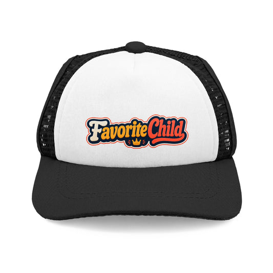 Favorite Child Trucker Hat — Retro Foam Mesh Dog Patch