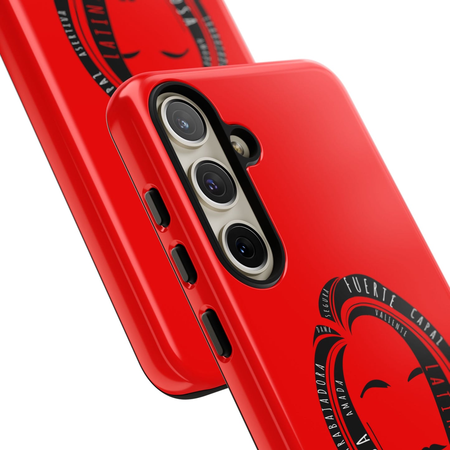 Red Fuerza Latina Tough Phone Case | Latina Empowerment Protective Cover