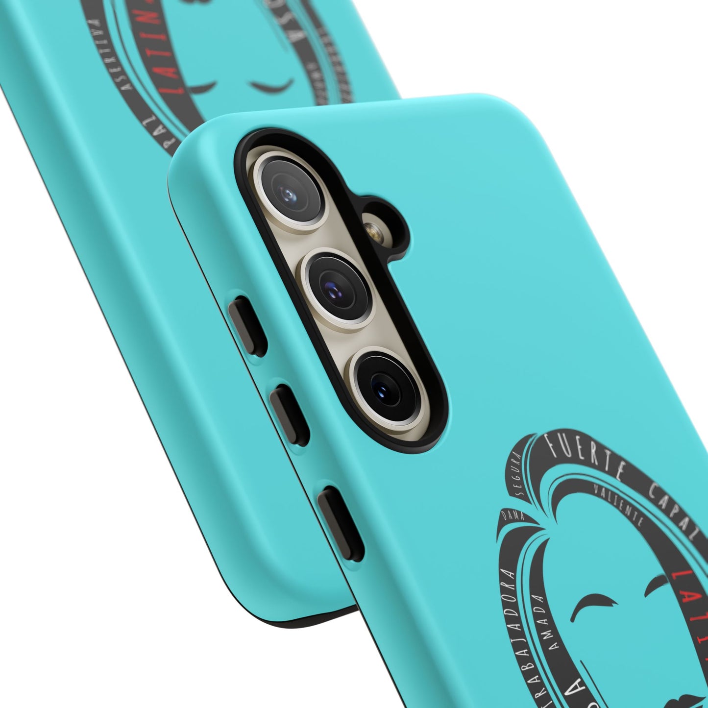 Blue Fuerza Latina Tough Phone Case | Latina Empowerment Protective Cover