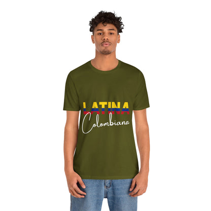 Latina Colombiana, Shirt - Colombian Latina Pride Graphic Tee for Women