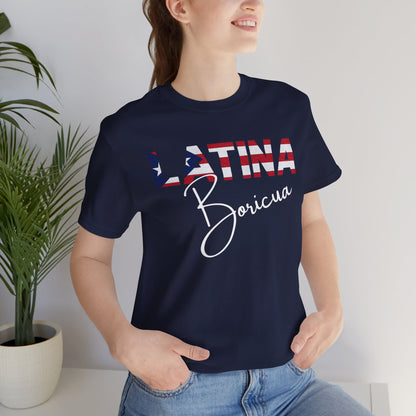 Latina Boricua Shirt | Puerto Rico Latina Pride Graphic Tee for Women