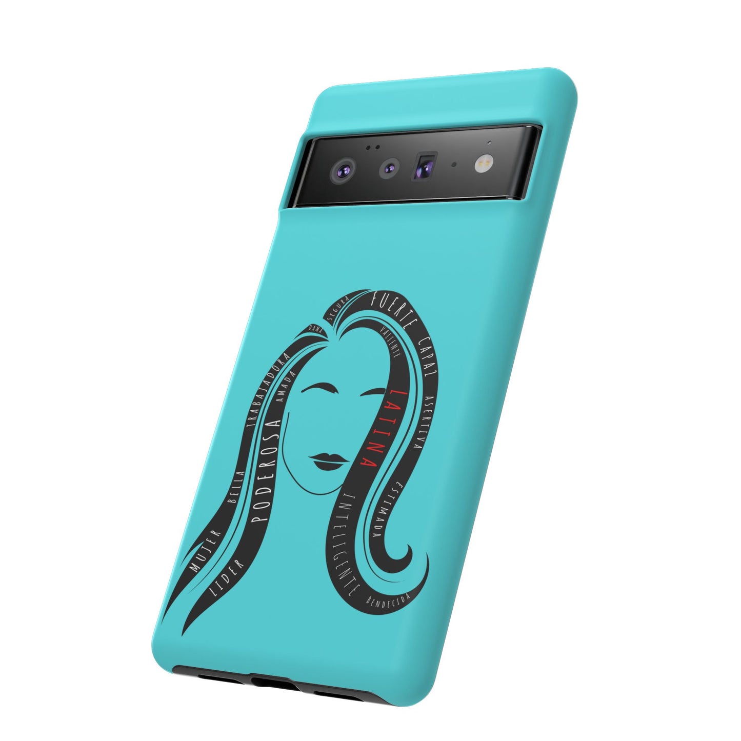 Blue Fuerza Latina Tough Phone Case | Latina Empowerment Protective Cover