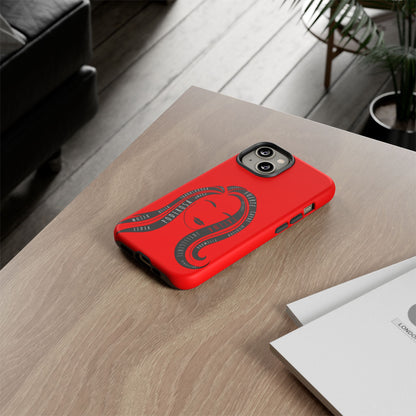 Red Fuerza Latina Tough Phone Case | Latina Empowerment Protective Cover
