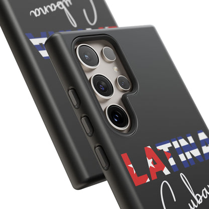 Latina Cubana Tough Phone Case | Cuba Latina Pride Protective Cover