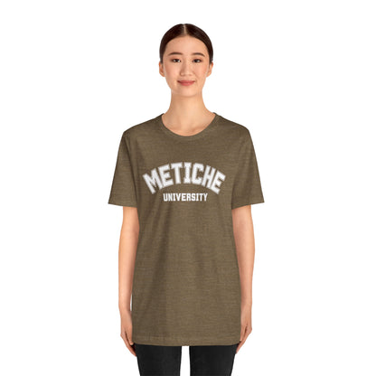 Metiche University Shirt | Funny Latina Graphic Tee