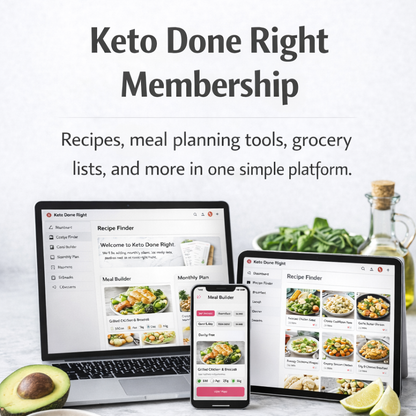 Keto Done Right Membership