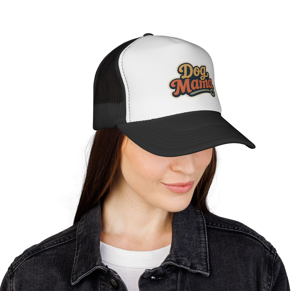 Dog Mama Trucker Cap – Retro Pet Lover Mesh Hat