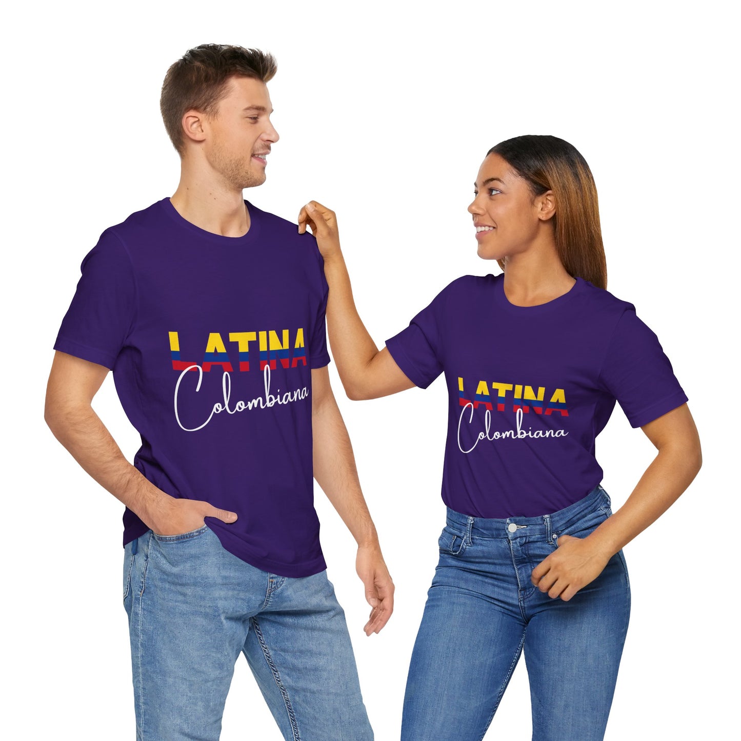 Latina Colombiana, Shirt - Colombian Latina Pride Graphic Tee for Women