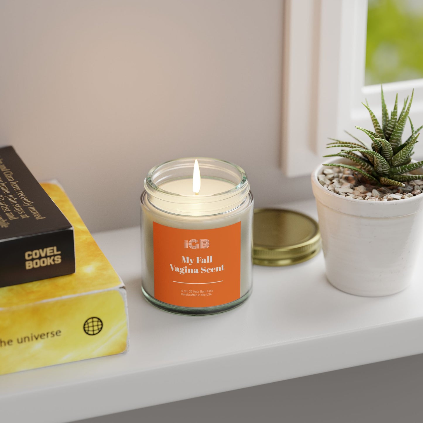 Fall Scented Candle - My Fall Vagina Scent, Cozy Home Decor, Gift for Her, Aromatherapy, Seasonal Candle