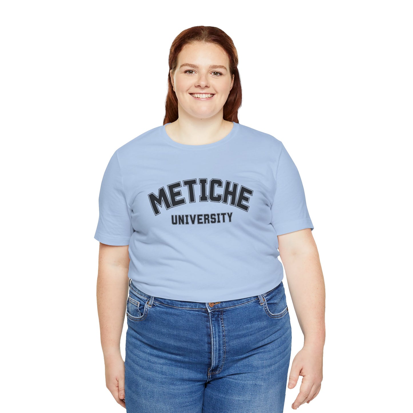 Metiche University Shirt | Funny Latina Graphic Tee