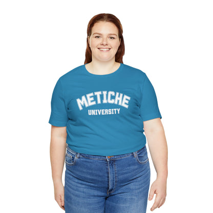 Metiche University Shirt | Funny Latina Graphic Tee