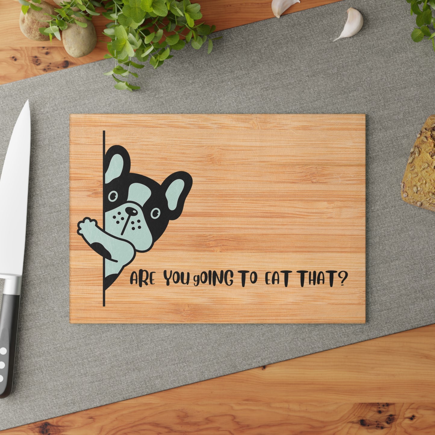 Humorous Dog-Themed Cutting Board: Perfect for Dog Lovers, Gifts for Home Chefs, Kitchen Decor, Housewarming Present, Pet Lover Gift