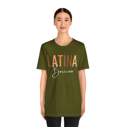 Latina Boricua Shirt | Puerto Rico Latina Pride Graphic Tee for Women
