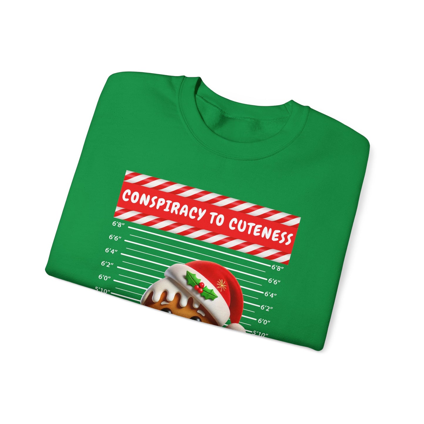 Gingerbread Mugshot Ugly Christmas Sweater