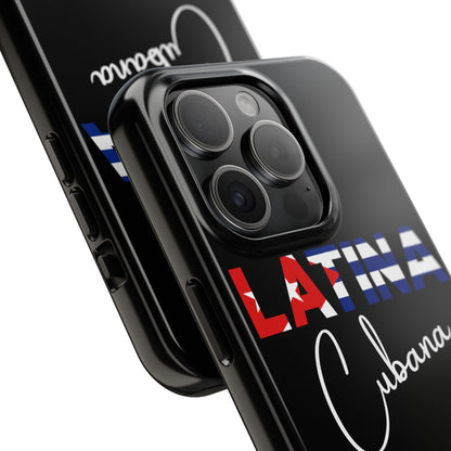 Latina Cubana Tough Phone Case | Cuba Latina Pride Protective Cover