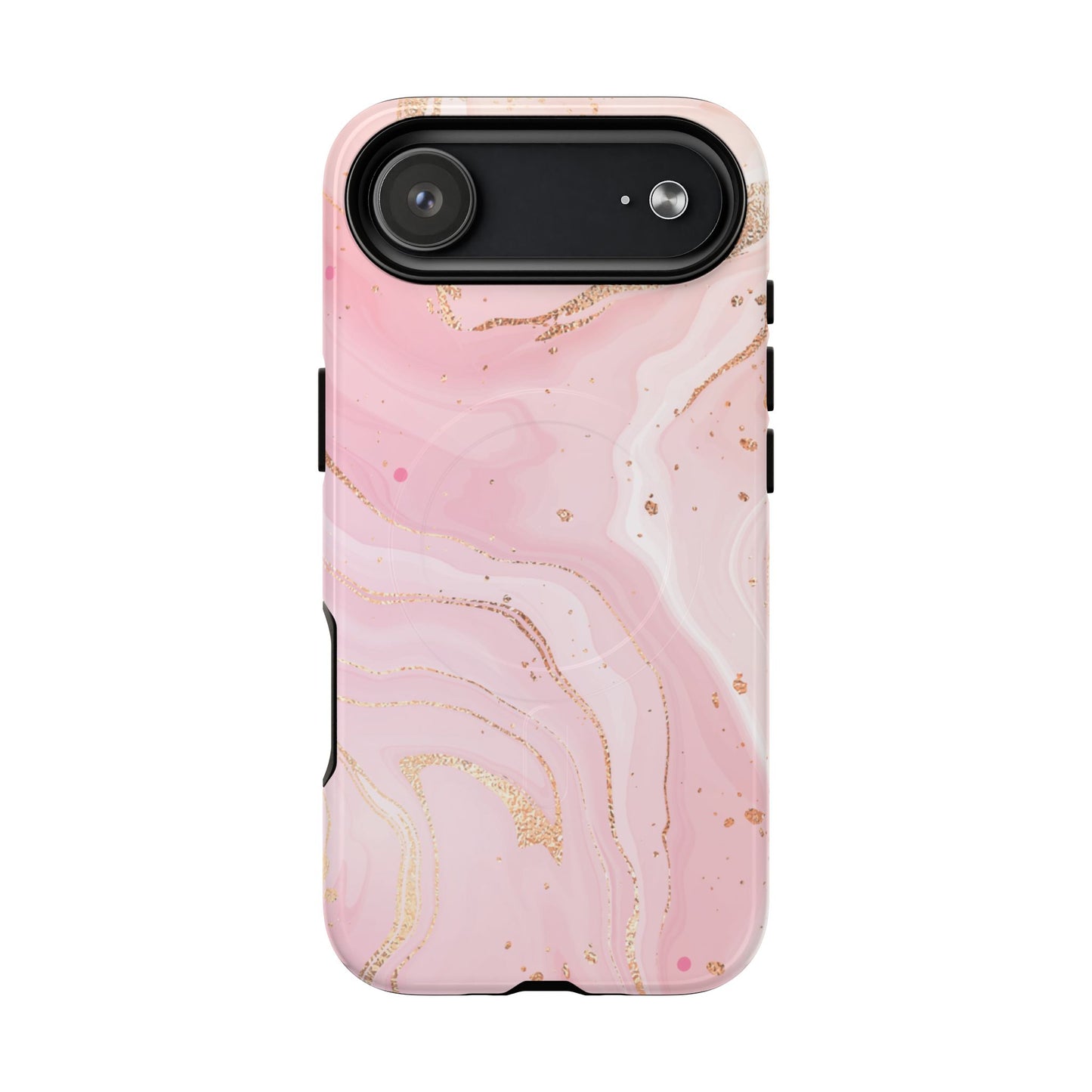 Rosé Luxe Marble MagSafe Phone Case