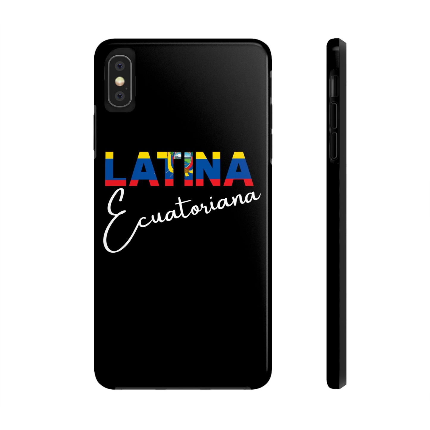 Latina Ecuatoriana Tough iPhone Case | Ecuador Latina Pride Protective Cover