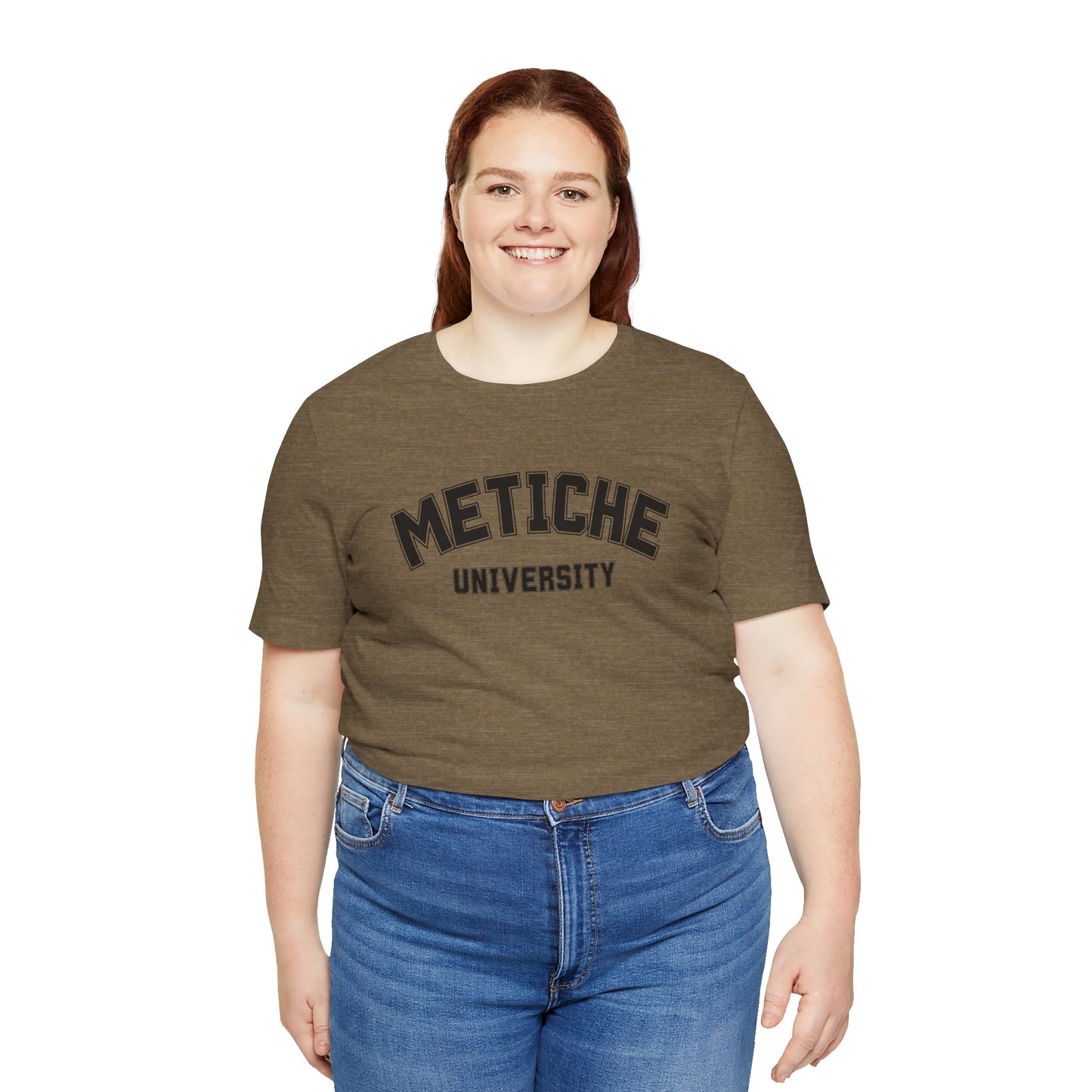 Metiche University Shirt | Funny Latina Graphic Tee