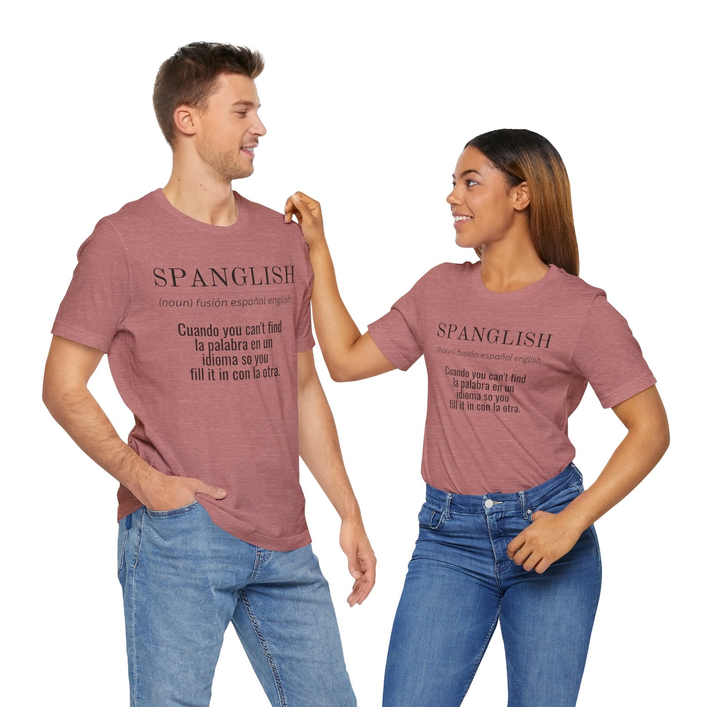 Spanglish Definition Shirt | Bilingual Pride Graphic Tee