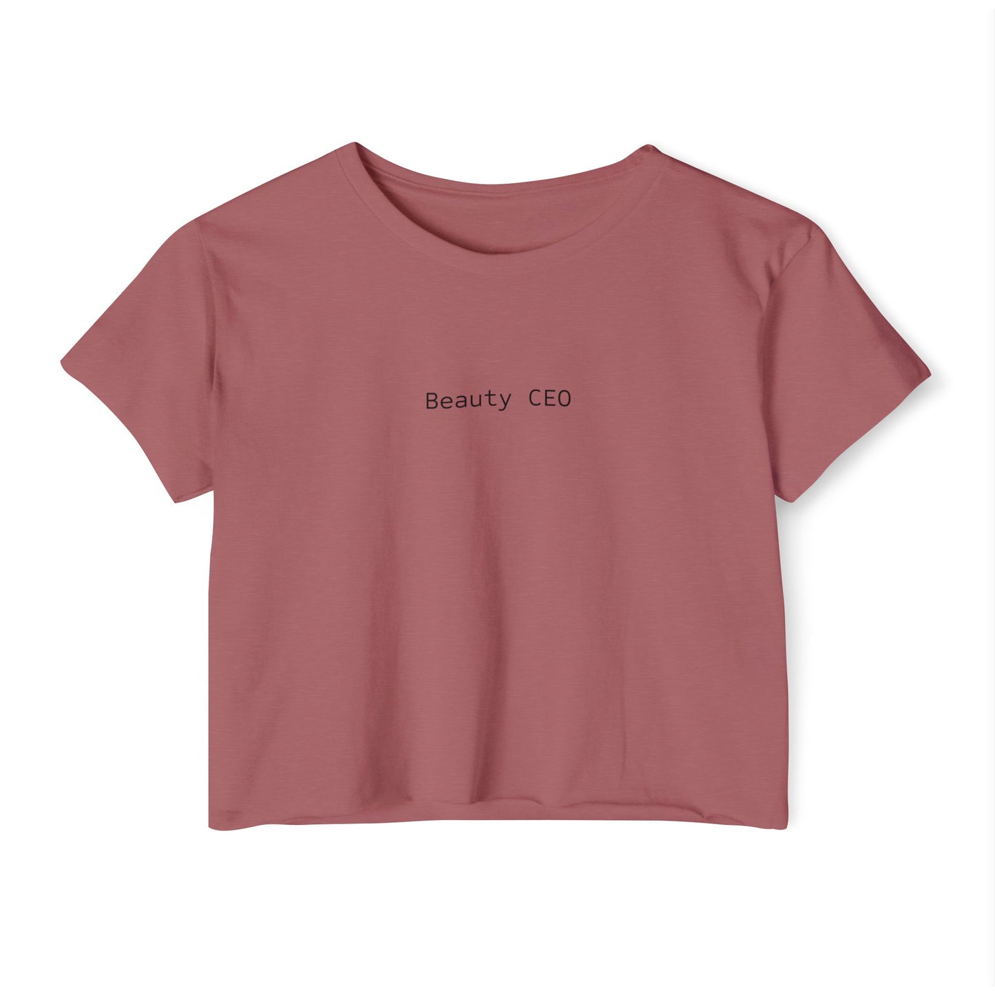 Beauty CEO™ Cropped Tee | Esthetician Boss Girl Festival Top