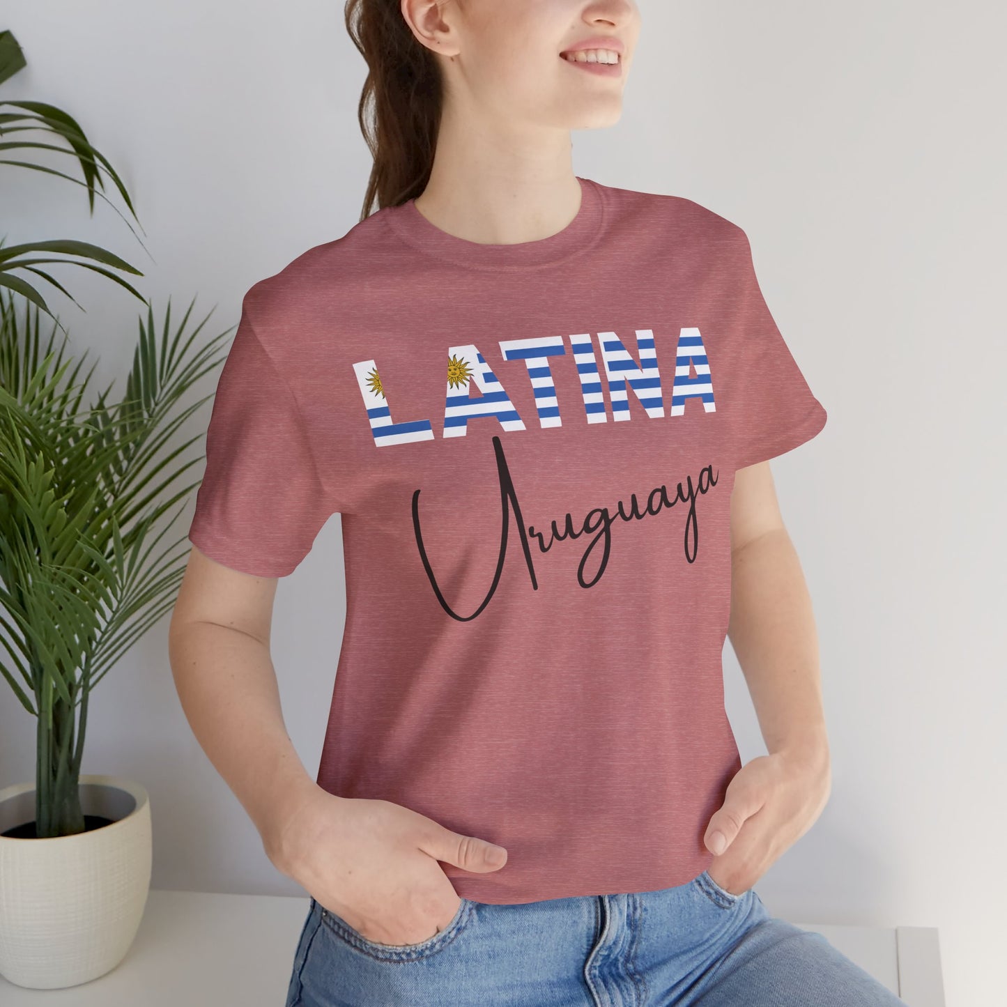 Latina Uruguaya, Shirt – Uruguay Latina Pride Graphic Tee for Women