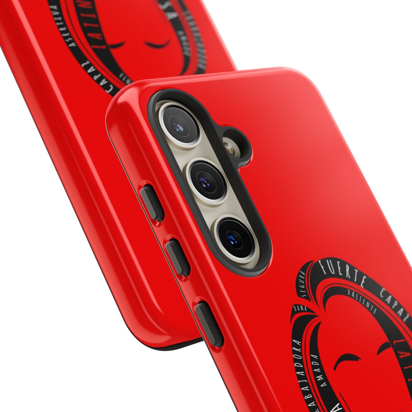 Red Fuerza Latina Tough Phone Case | Latina Empowerment Protective Cover