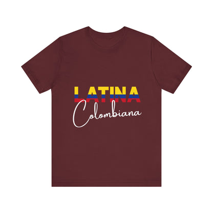 Latina Colombiana, Shirt - Colombian Latina Pride Graphic Tee for Women